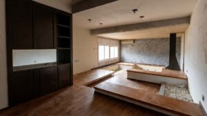 Imagen salón Sant Vicenç de Castellet antes