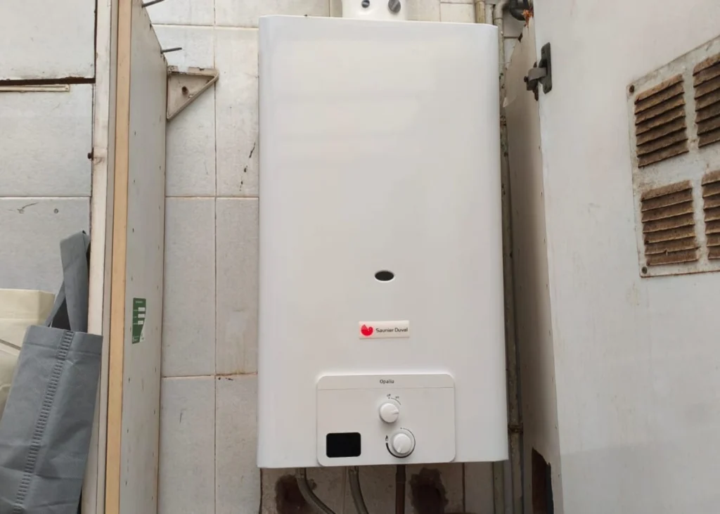 Caldera de gas en la galería, Piso de 3 habitaciones en venta en Granollers
