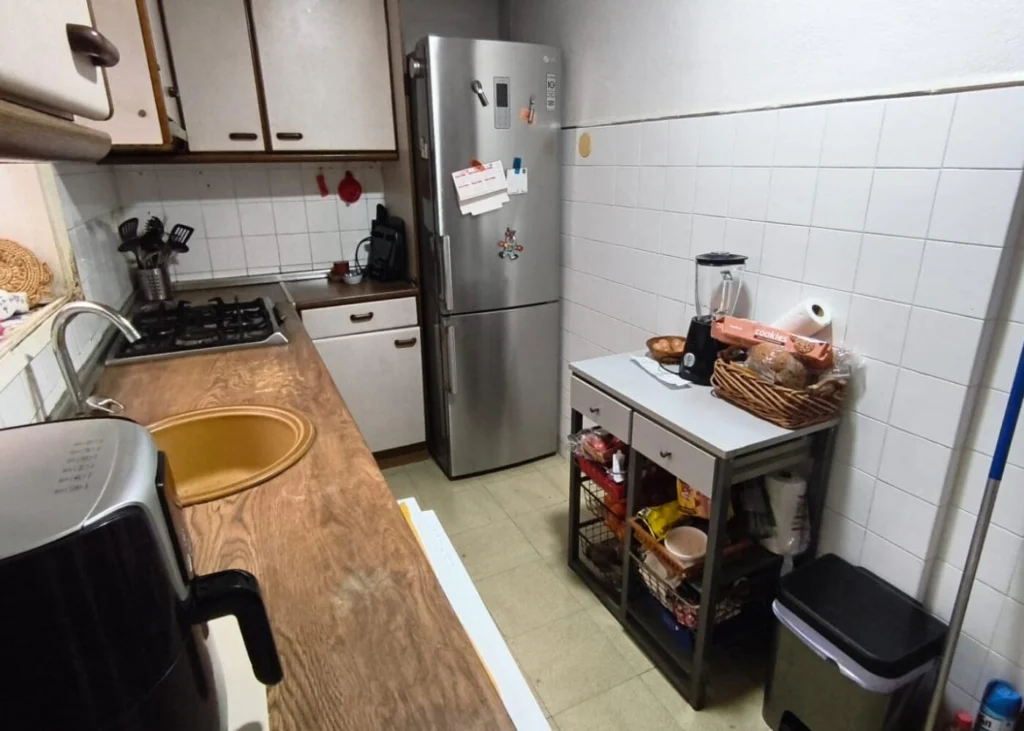 Cocina, zona de la nevera, Piso de 3 habitaciones en venta en Granollers